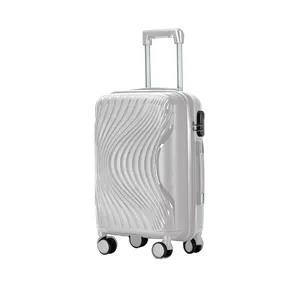 Valise à bagages mode SKD design pas chère pour hommes avec logo personnalisé valise légère grande taille 4 roues silencieuses en ABS avec serrure