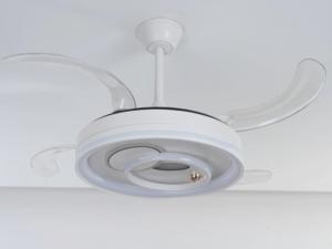 Ventilateur de plafond LED classique moderne avec télécommande, luminaire suspendu pour salon, ventilateur de plafond avec lumière, fabricants - Product Image 2