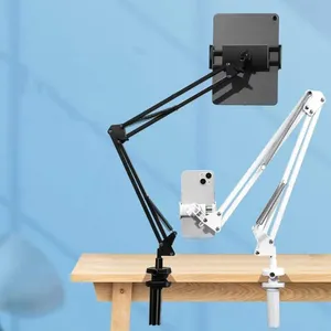Support de tablette et de téléphone à bras long réglable multi-angles avec rotation à 360 degrés <span class=keywords><strong>pour</strong></span> lit, bureau, canapé, maison - Product Image 3