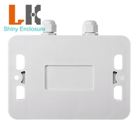 Détecteur de qualité de l'air 127*82*45mm avec boîtier ABS, capteur PM2.5 PM10, surveillance de la pollution et des particules, boîtier en plastique