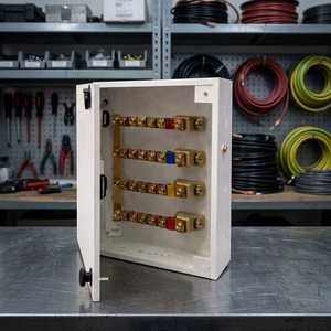 Caja de Distribución de Barras Colectoras Modelo KK85 OMDMS SHIPPING CORPORATION PRIVATE LIMITED de 4 Polos para Uso Industrial en Interiores/Exteriores - Product Image 4
