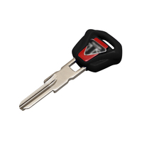 Nouveau blanc moto clés non coupées noir bleu rouge pour Triumph moto pièce de rechange accessoire de remplacement puce montable