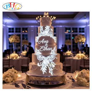 Pantalla de proyección inmersiva de pastel de mapeo de proyección 3D interactiva para celebración de bodas - Product Image 3