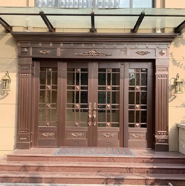 ドア建物金属装飾メインゲート特別デザイン高級バー玄関