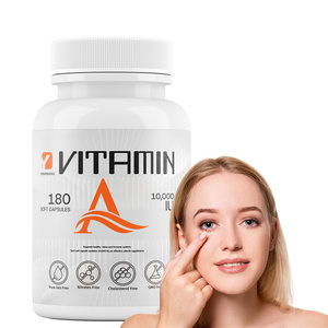 Capsules molles de vitamine A OEM, vision, immunité, croissance, reproduction saine, complément de vitamine en gélules molles 10 000 UI pour adultes - Product Image 1