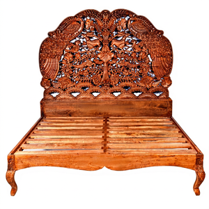 เตียงเก็บของไม้มะม่วงแบบพับได้ทันสมัย ขนาดใหญ่ - Product Image 1