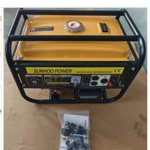เครื่องกำเนิดไฟฟ้าเบนซิน 4 กิโลวัตต์ 7.5 แรงม้า เฟสเดียว 220 โวลต์ 110 โวลต์ สตาร์ทไฟฟ้า สำหรับงานก่อสร้างกลางแจ้งและใช้ในบ้าน - Product Image 2