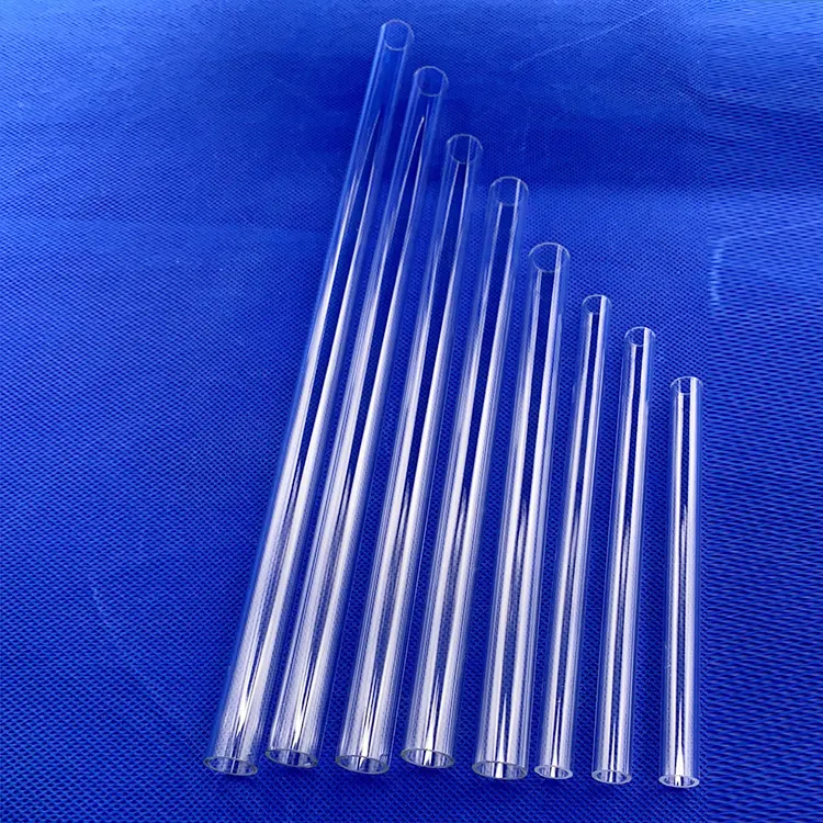 Customized High Temperature Sizes Quartz Glass Tube Quartz Pipe