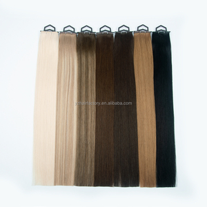 ผมต่อ Genius Butterfly Invisible Weft แท้ 100% แบบเวอร์จิ้น  ชนิดฉีดเข้ารูป  แบบ Double Drawn  จัดเรียงเกล็ดผม  แบบรัสเซีย - Product Image 2