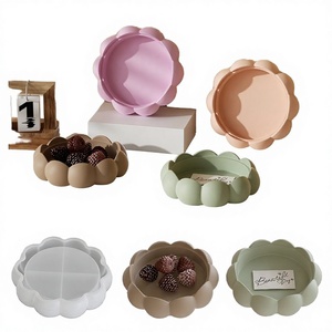 Round Flower Shape Reusable <b>Silicone</b> Food Grade Non Toxic Cake Tools Moulds for <b>Baking</b> Home Decoration - Product Image 4