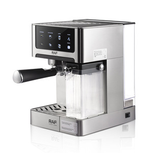 Machine à café à capsules italienne portable électrique DIY en acier inoxydable à motif floral <span class=keywords><strong>RAF</strong></span> pour voiture, conforme aux réglementations européennes - Product Image 3