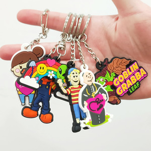Chất lượng cao và giá rẻ giá PVC Keychain mềm cao su tùy chỉnh thiết kế với <span class=keywords><strong>Keyring</strong></span> cho quảng cáo - Product Image 2