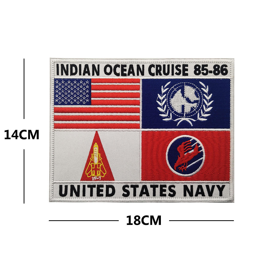 Parche trasero grande de 85-86.