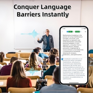 Auriculares CHXDEV AI Translation, inalámbricos, 144 idiomas, interpretación en tiempo real, cancelación activa de ruido, auriculares táctiles Tws - Product Image 3