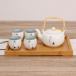 Bamboo <b>Tea</b> <b>Tray</b> Set Rectangular Wooden Pattern Restaurant Serving <b>Trays</b> For Hotels And <b>Tea</b> Sets - Product Image 3