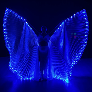 Alas de Hada LED para Danza del Vientre, de Plástico, con Batería, para Uso en Interiores, Alas Separadas para Actuaciones de Adultos - Product Image 2