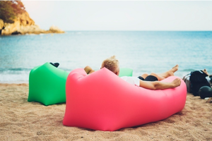 Canapé gonflable léger, pliable, moderne et portable, gonflage rapide, pour chambre, plage, camping, bord de mer, festivals de musique - Product Image 3
