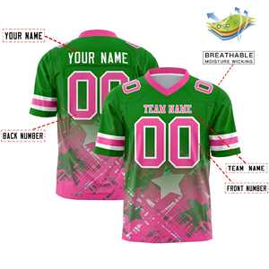 เสื้อครอปอเมริกันฟุตบอลทรงใหญ่พิเศษ ระบายอากาศได้ดี พิมพ์ลายกราฟิกสไตล์เรโทรแบบวินเทจ ด้วยเทคนิคการพิมพ์แบบรีดร้อน ของ Tontons Professional Custom - Product Image 2