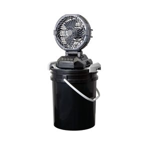 Powerful Rechargeable Misting <b>Fan</b> 24000mAh Battery 4 Wind Mist Settings Auto Oscillating Expandable Bucket Base with <b>Remote</b> Cont - Product Image 3