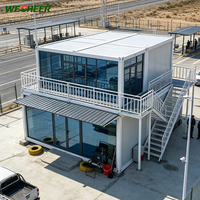 Maison préfabriquée Wecheer de haute qualité, conteneur pliable de 20 pieds, maisons modulaires pour unités d'hébergement modulaires