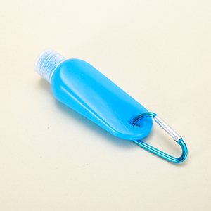 Refillable rỗng container lật nắp Du Lịch 30 50 <span class=keywords><strong>60</strong></span> 100 <span class=keywords><strong>ml</strong></span> nhựa bóp chai với móc khóa - Product Image 4