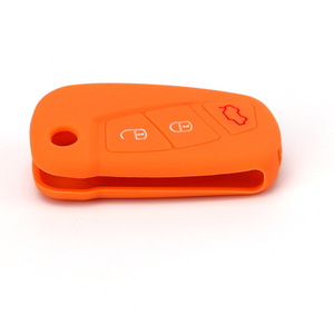 Étui à télécommande à 3 boutons pour Ford KA <span class=keywords><strong>Streetka</strong></span> 2008-2016 Support d'accessoires de voiture en silicone Protection Compatible Rio Accord - Product Image 3
