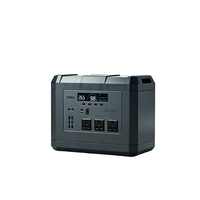 Station d'alimentation portable pour l'extérieur avec panneau solaire et recharge automobile, batterie LiFePO4, système de stockage d'énergie solaire domestique