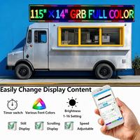 Pantalla LED para Exteriores de Tamaño Personalizable, Precio de Fábrica, Alto Brillo, Resistente a la Intemperie, para Camiones de Comida