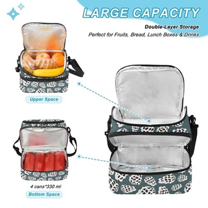 Hawaiian Hebrew Cone Shell Design Wide-open Reusable Thermal School Kids <b>Lunch</b> <b>Box</b> Custom Insulated <b>Lunch</b> Cooler Bag - Product Image 5