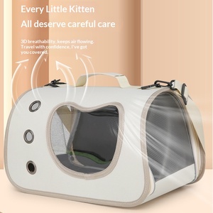 <span class=keywords><strong>Sac</strong></span> de transport <span class=keywords><strong>pour</strong></span> animaux de compagnie <span class=keywords><strong>pour</strong></span> chiens et chats, design bandoulière, respirant, grande capacité, ouverture latérale, fermeture éclair, bandoulière unique - Product Image 2