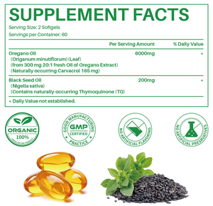OEM/ODM Supplément d'huile d'origan 2000mg, 150 capsules molles, formule sans OGM et sans gluten, dosage liquide oral de carvacrol pour adultes - Product Image 4