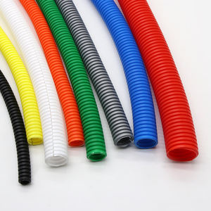 Kualitas tinggi fleksibel tahan api Split saluran tenun PP plastik selang bergelombang digunakan untuk kawat listrik dilindungi - Product Image 3