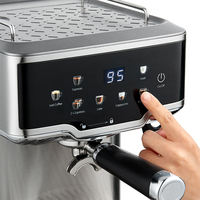 Cafetera Espresso Anbolife de 20 Bares con Pantalla Táctil a Color, Vaporizador de Leche para Café Helado, Barista en Casa, OEM