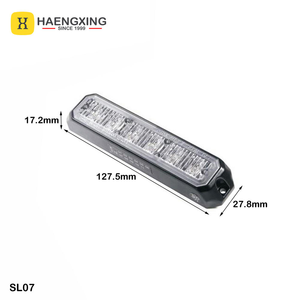 Emergenza 6 LED lato doppio colore 26 modalità lampeggiante spia per camion auto veicolo LED luce stroboscopica - Product Image 3