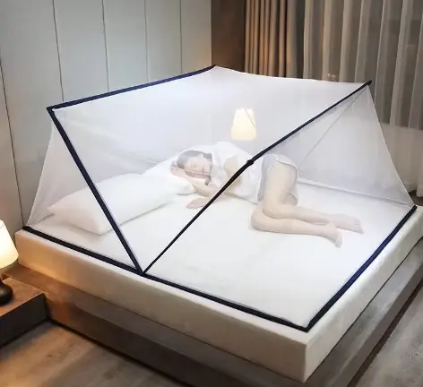 moskitonetz installation-frei student schlafsaal zuhause im freien einfache aufbewahrung doppeltes moskitonetz