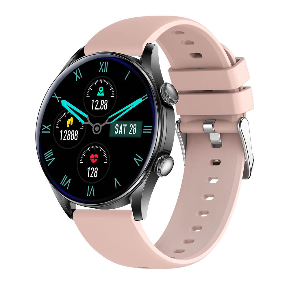 T32S-call-phone-smart-watch สีชมพู