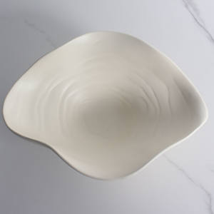 Grande <span class=keywords><strong>assiette</strong></span> décorative <span class=keywords><strong>en</strong></span> céramique pour table et plateau de chocolat ou bol de fruits inspirée de l'ondulation - Product Image 6