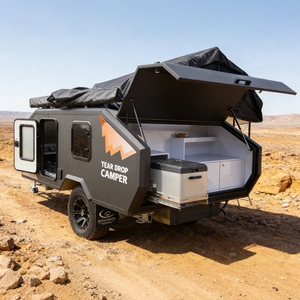 Remorque de camping-car en forme de larme prête pour l'aventure, conçue pour le tourisme tout-terrain en Australie - Product Image 2