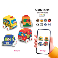 Ensemble de jouets de voiture en peluche douce, spécialement conçu pour les jeunes enfants, rembourré en coton PP, ensemble de transport, jouets personnalisés sur mesure