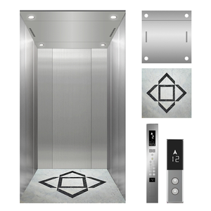 Ascenmrmrl yolcu asansörü dişlisiz AC 800kg kapasite ofis binası için 8 kişi Fuji 5 kat kaldırma - Product Image 3