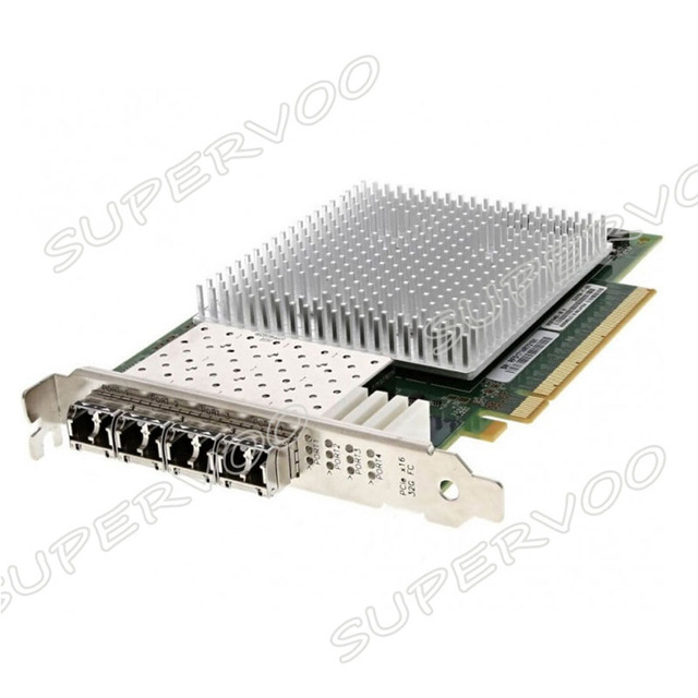 QLE2764-SR-CK 32GFC Fibre Channel Adapter PCIe 3.0 X16 Quad / 4 Ports SR-Optic SFP+ Full Height QLE2764 FC HBA Original