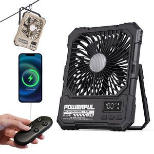 Đa-Chức Năng 20000MAh Điều Khiển Từ Xa Hẹn Giờ Cắm Trại <span class=keywords><strong>Fan</strong></span> 3-Trong-1 Với Ánh Sáng & Ngân Hàng Điện Ngoài Trời Lều RV <span class=keywords><strong>Fan</strong></span> Biểu Tượng Tùy Chỉnh Chấp Nhận - Product Image 1