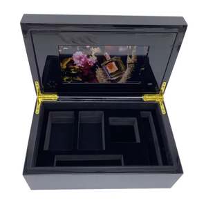 Luxus-Geschenk verpackung aus Sandelholz aus Holz im nautischen Stil mit automatisch abspielen dem Video-Bildschirmst änder Gemalte Technik Geschäfts geschenke - Product Image 3