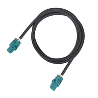 Adaptateur de câble automobile Fakra HSD LVDS YRL-fakra Luckyconnectors Dacar535, connecteur femelle à sertir 4 cœurs pour montage sur câble