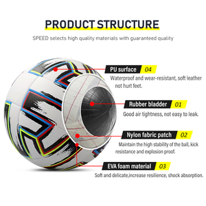Ballon de football de futsal d'entraînement 2026, dernière collection, en cuir PU, taille 5, thermocollé - Product Image 5