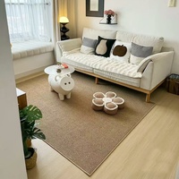 Ananas-Ring Sisal Wohnzimmerteppich Vollflächige Abdeckung für Gästehaus Schlafzimmer Bettvorleger mit Geometrischem Muster