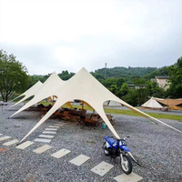 Grand chapiteau extensible imperméable pour l'extérieur, tente extensible pour les fêtes et les activités de mariage