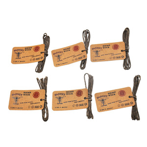 Environmentally Friendly 5FT 1MM <strong>Hemp</strong> <strong>Wick</strong> Dipped in Beeswax with Custom Label for Smoking-Candles &amp; Fragrance Accessory - Product Image 5