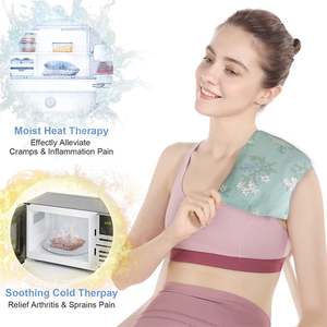 Almofada de Corduroy Pesada para Micro-ondas, Bolsa de Trigo Quente/Fria para Costas, Aquecedor de Pescoço Aquecido no Micro-ondas, Bolsas Térmicas Reutilizáveis para Micro-ondas, Alívio da Ansiedade - Product Image 6