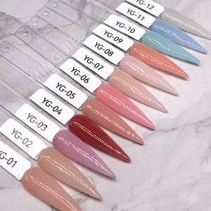 Polvo de uñas acrílico de neón desnudo de etiqueta privada colores luminosos que brillan en la oscuridad polvo acrílico de inmersión para arte de uñas - Product Image 4